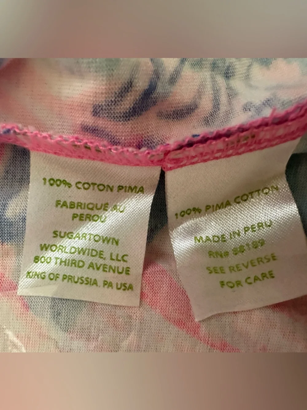 💙💕Lilly Pulitzer Pink Blue Strapless Light Paschs Aquadesiac Print Dress S💙💕 - Picture 10 of 11